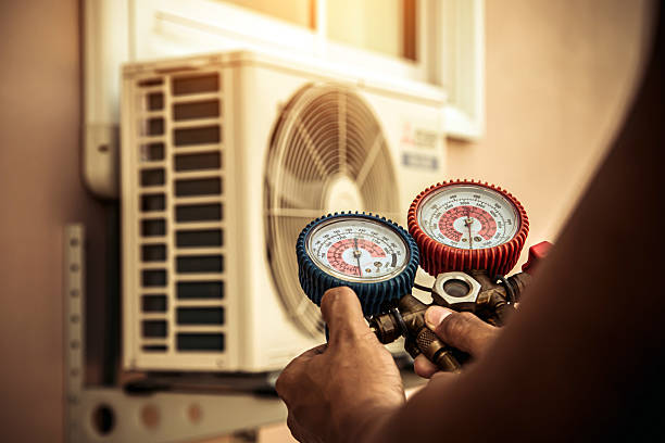 Professional Hvac Installation technician working in Devens, MA